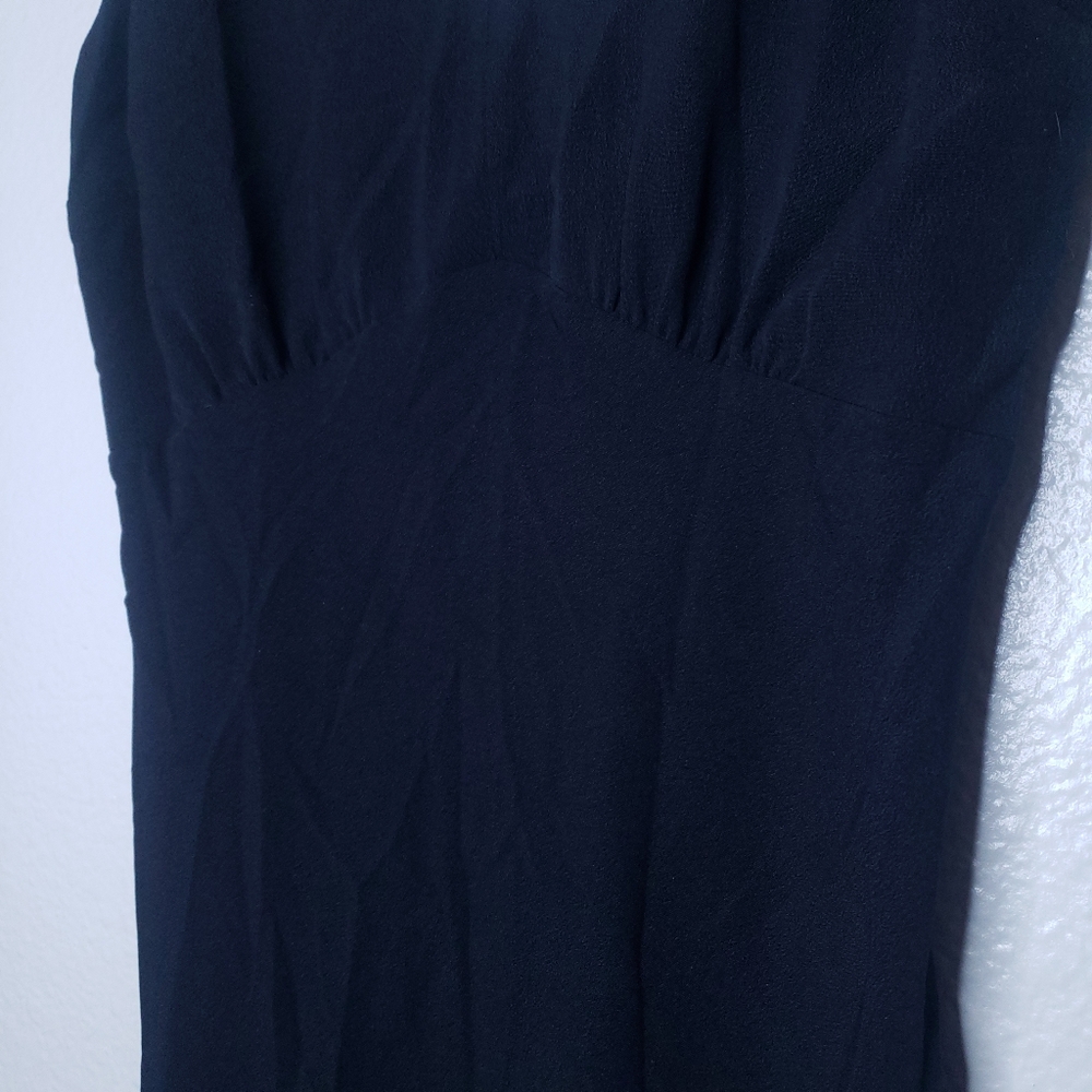 NWT Abercrombie & Fitch V Neck Dress Black Size S T - Picture 6 of 15